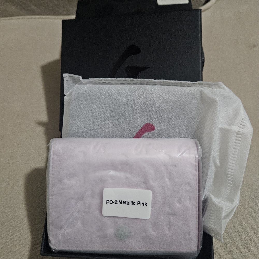 Glam-Aholic Lifestyle Pink Metallic Monogram Wallet - Picture 3 of 4